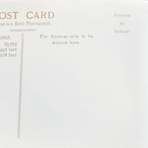 R.M.S Queen Elizabeth real photo post card - Picture 4 of 4